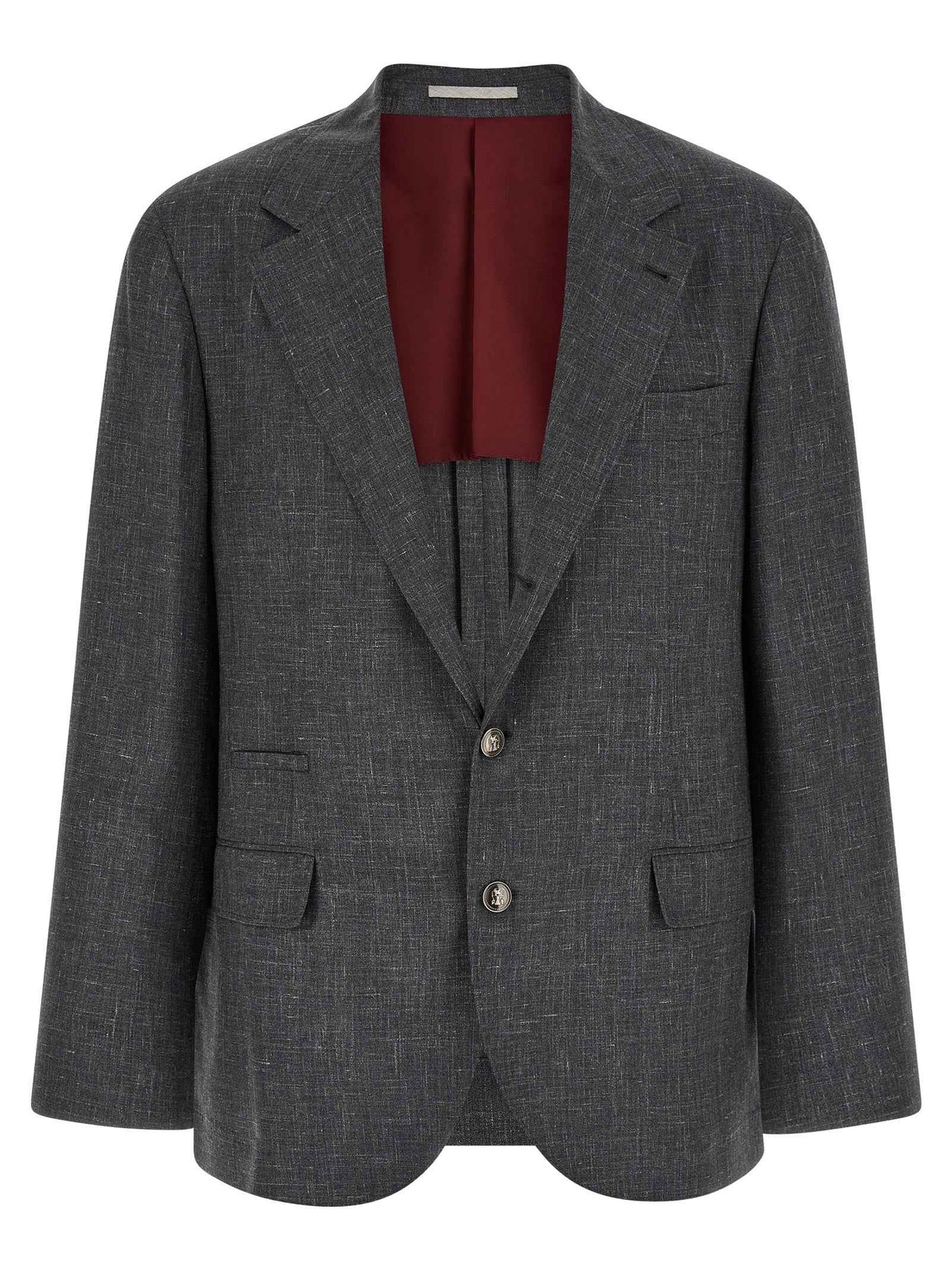 Gray Wool Blazer