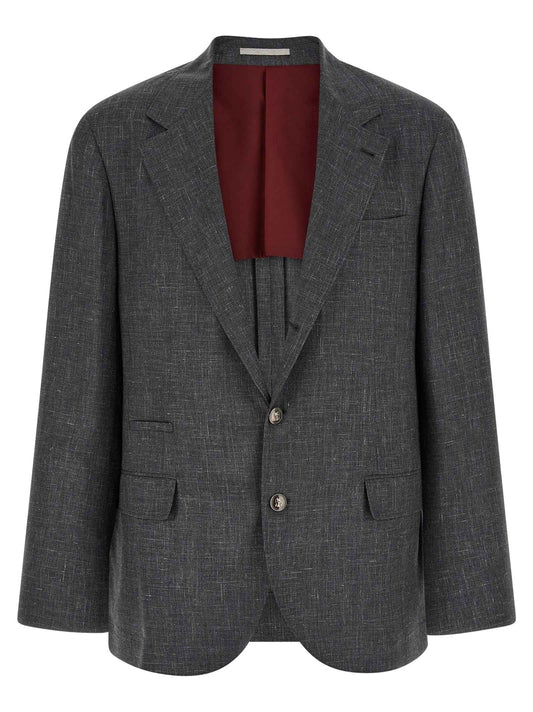 Gray Wool Blazer