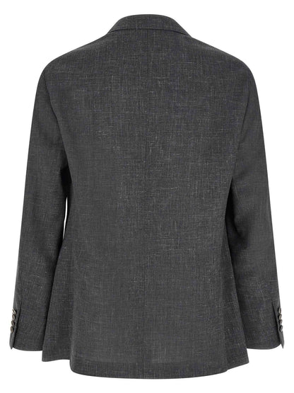 Gray Wool Blazer