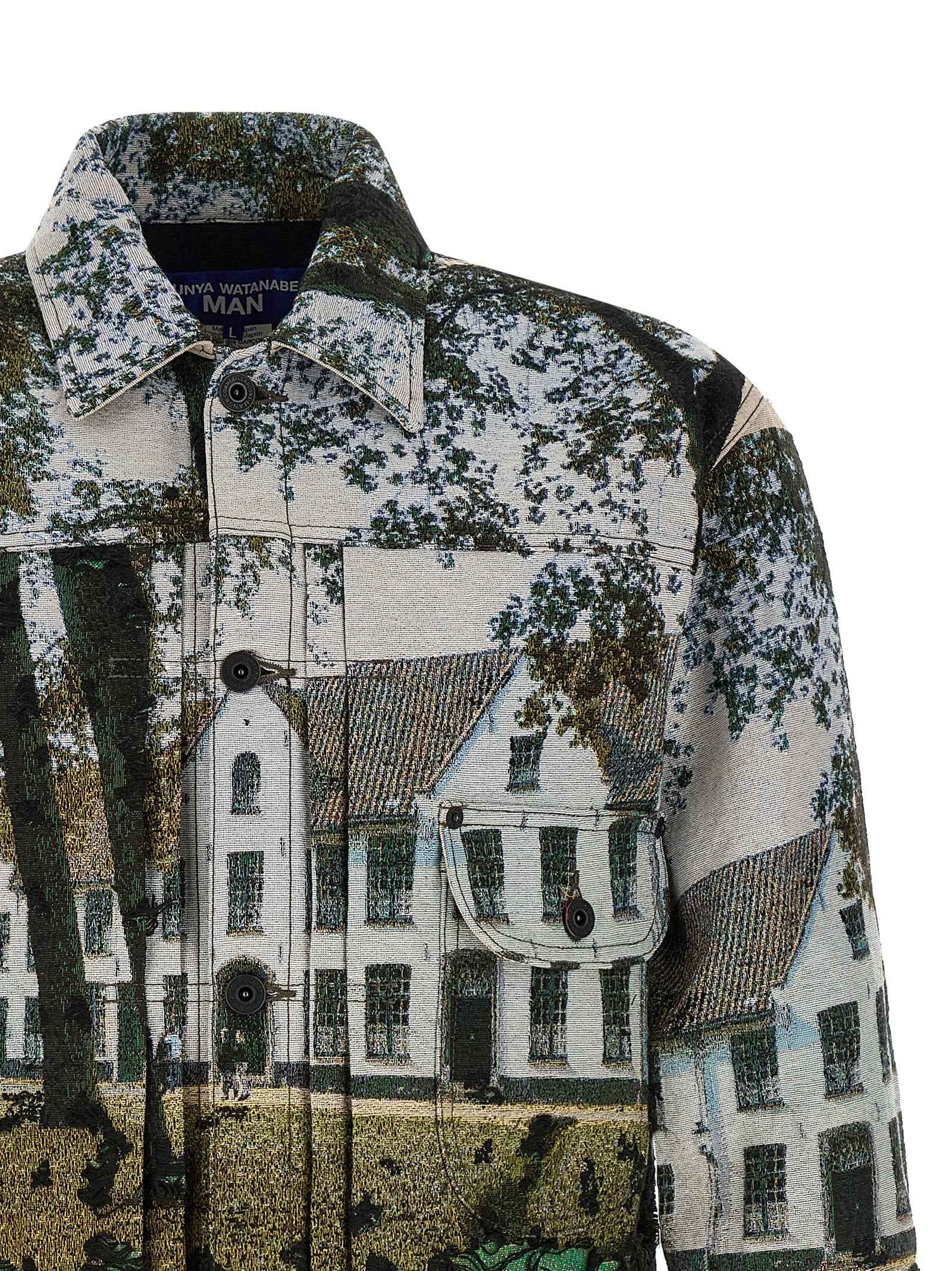 Multicolor Polyester Jacket