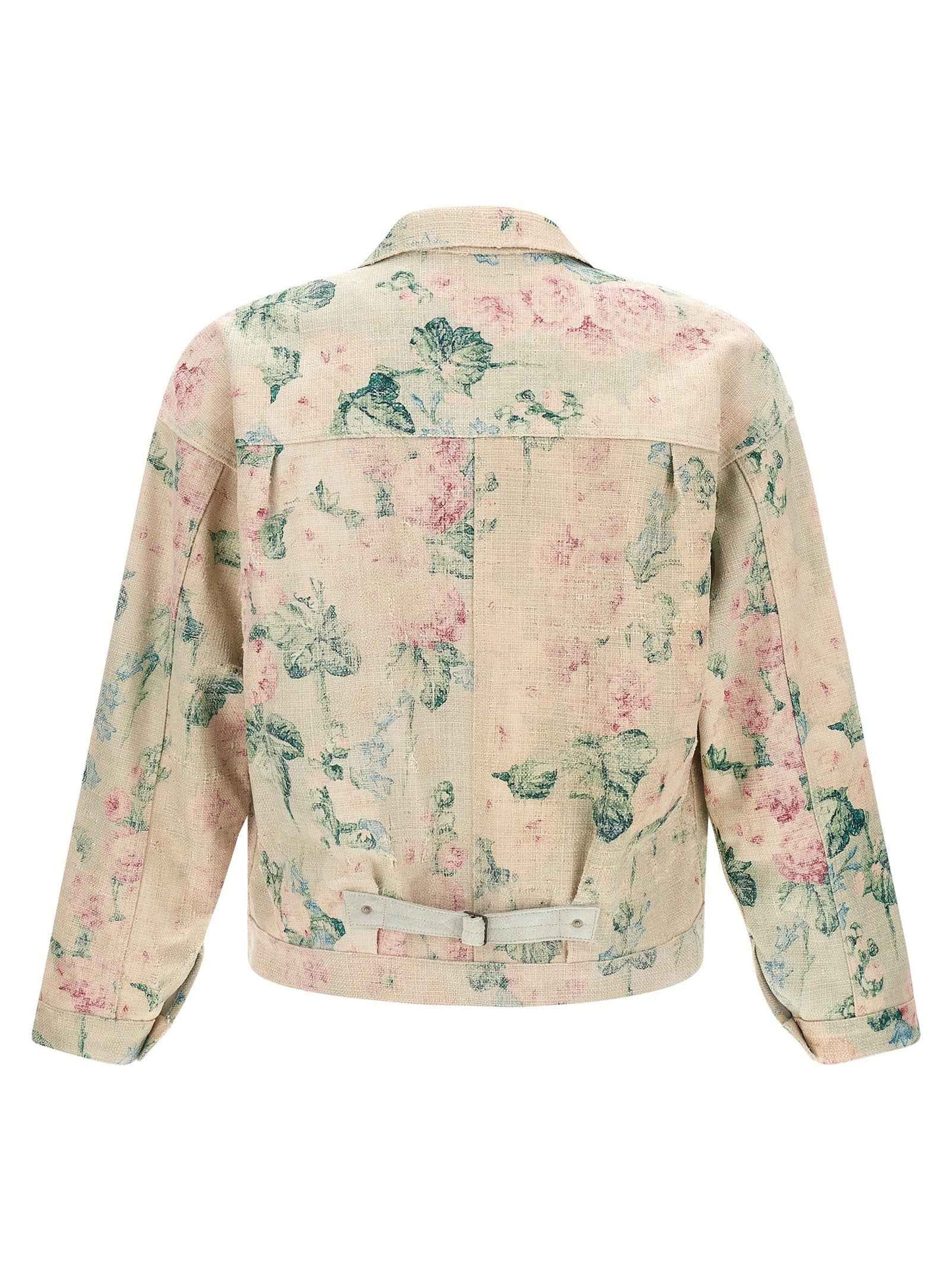 Multicolor Rayon Denim Jacket