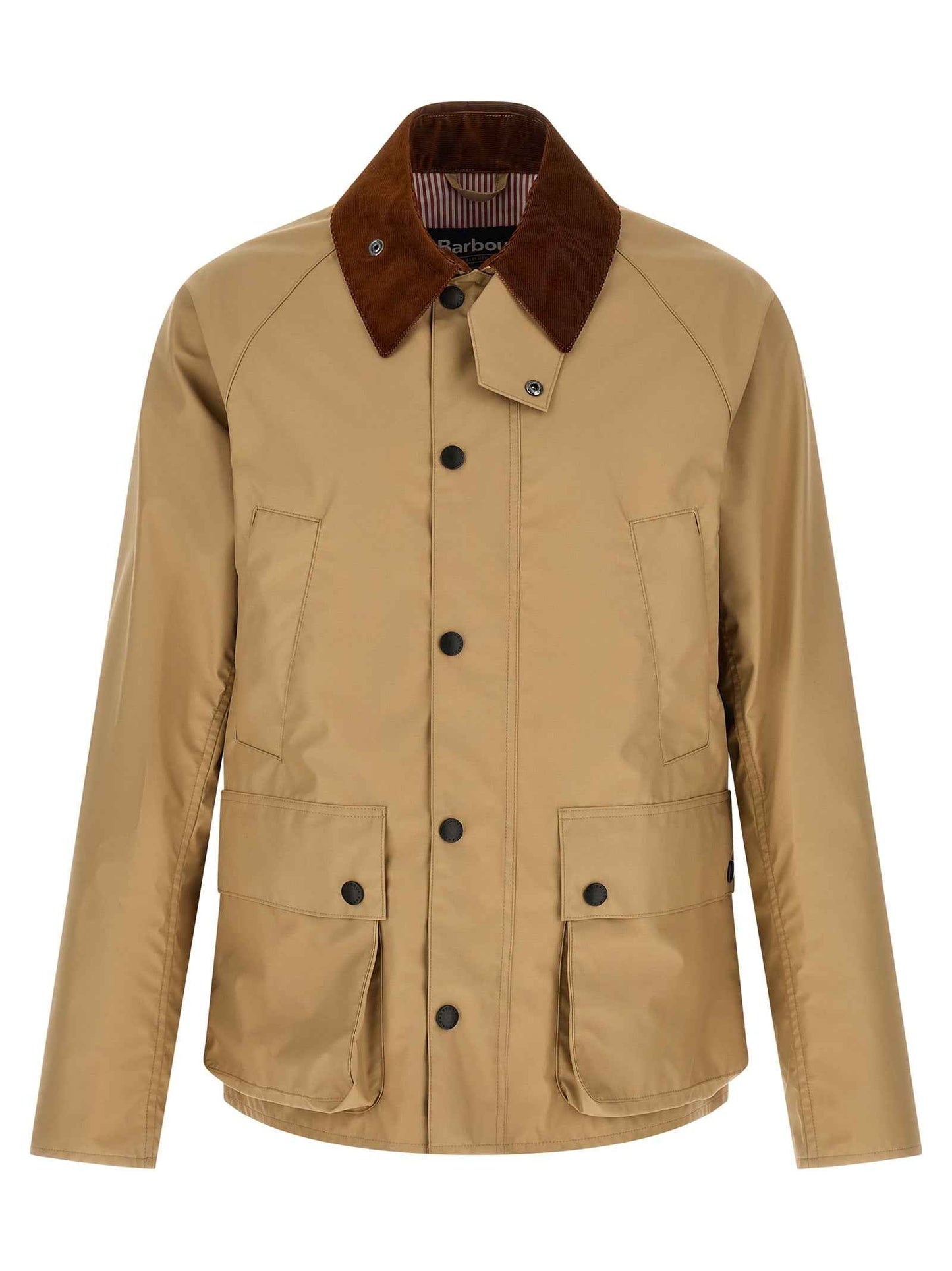 Beige Nylon Shell Jacket