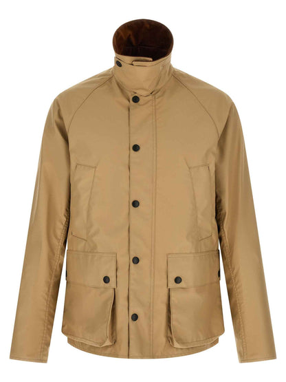 Beige Nylon Shell Jacket
