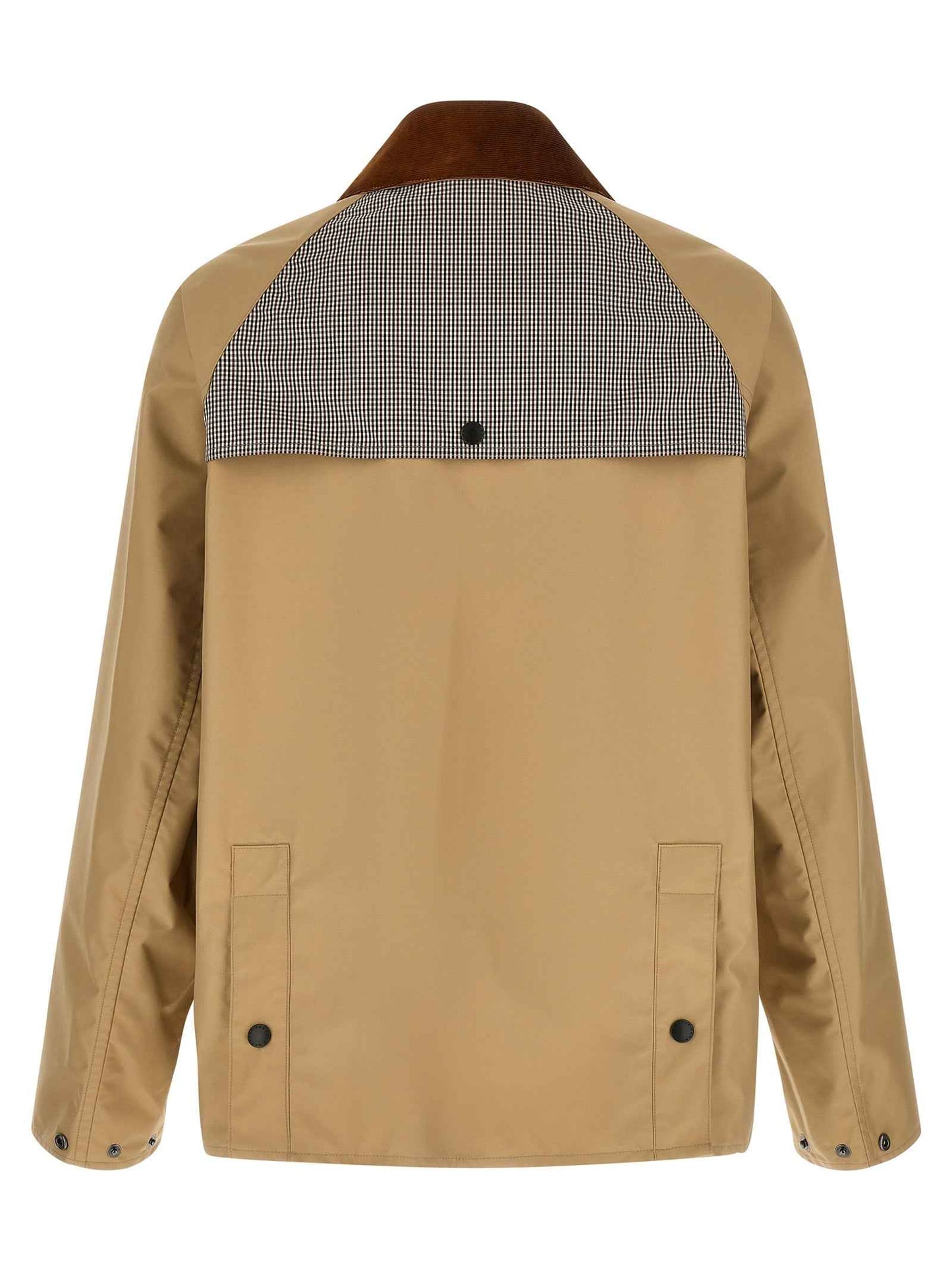 Beige Nylon Shell Jacket
