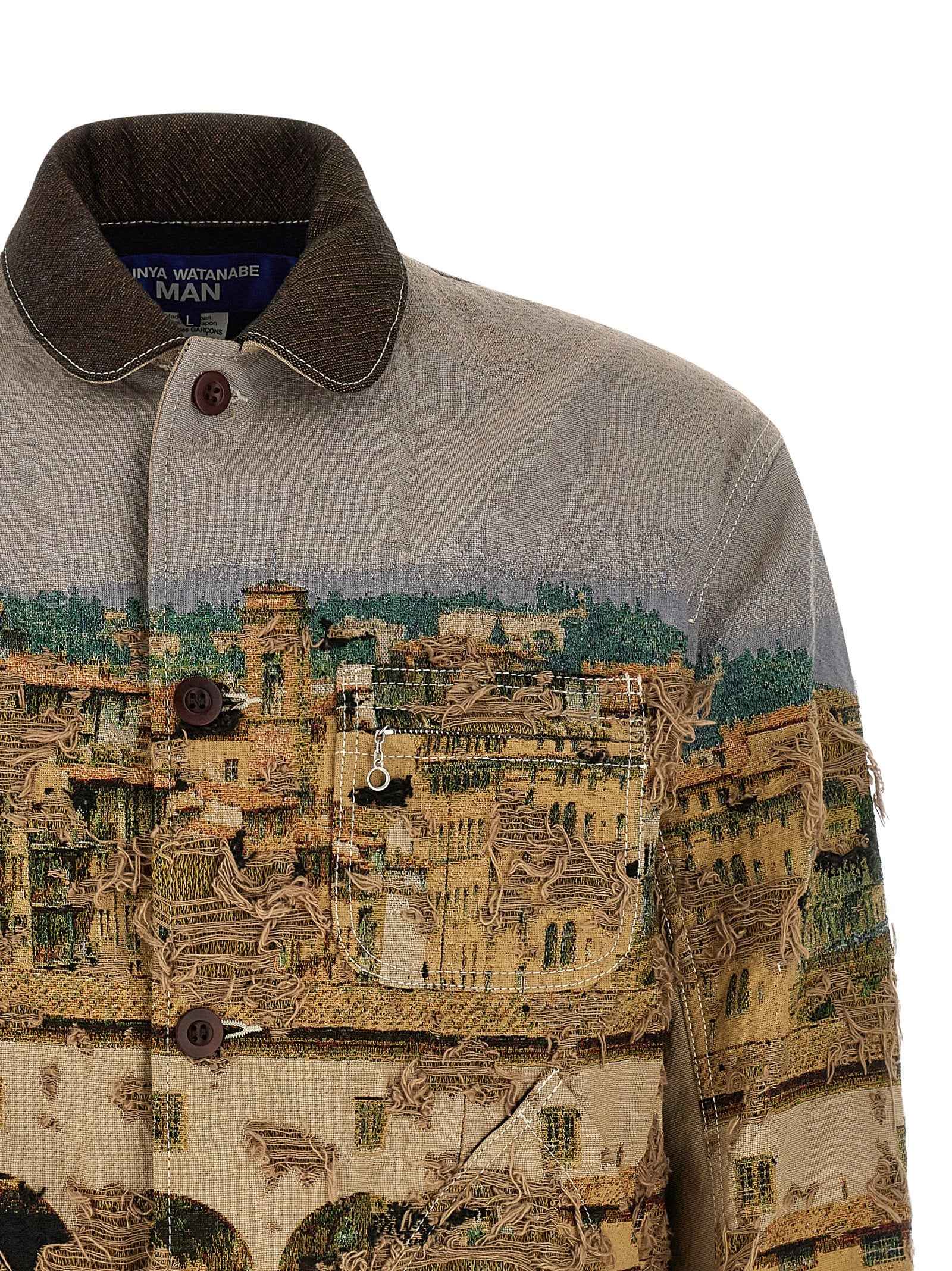 Multicolor Polyester Jacket
