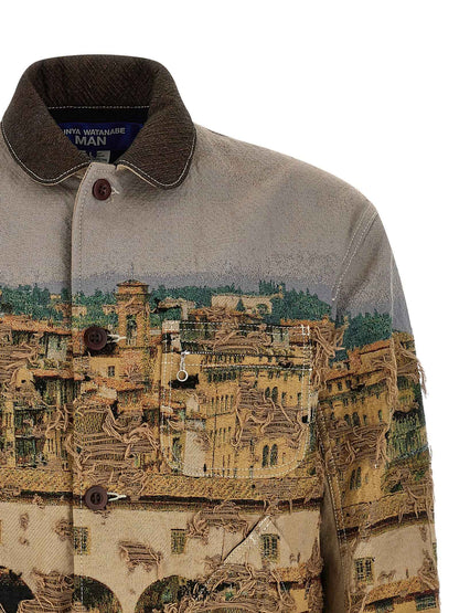 Multicolor Polyester Jacket