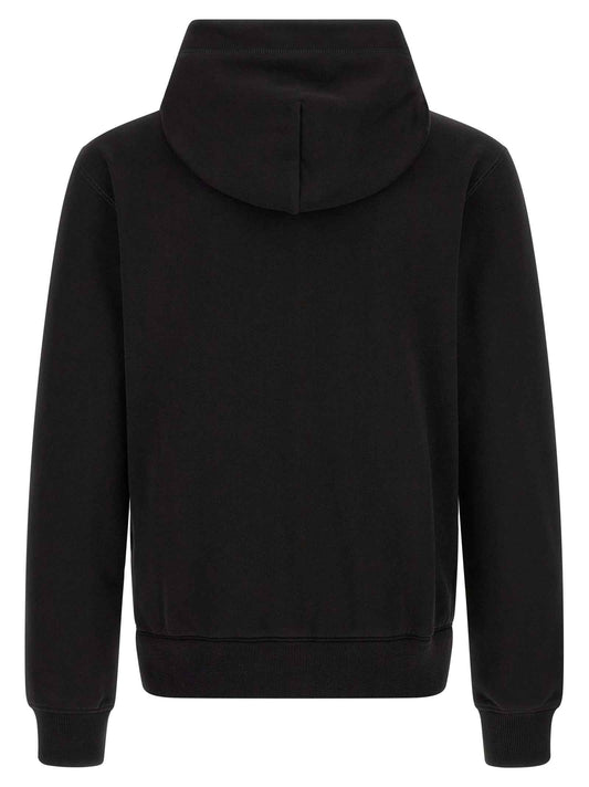Black Cotton Sweatshirt