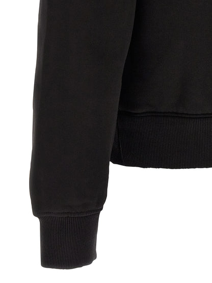 Black Cotton Sweatshirt