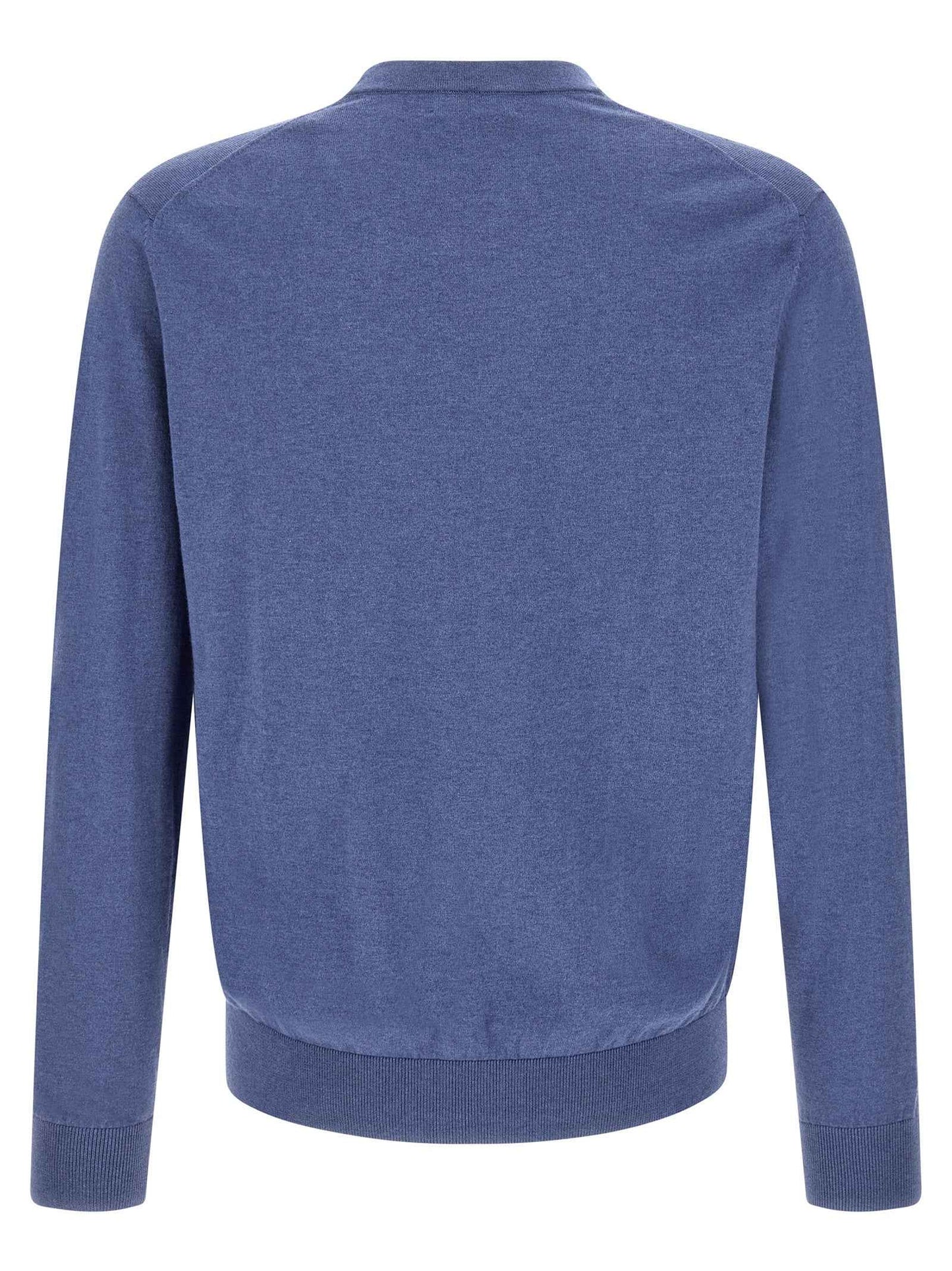 Blue Cotton Cardigan