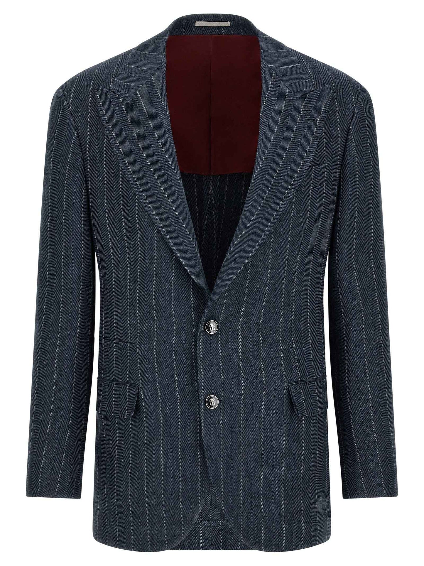 Blue Hemp Blazer
