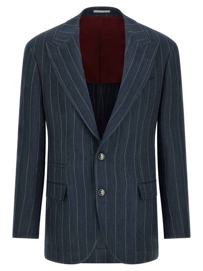 Blue Hemp Blazer