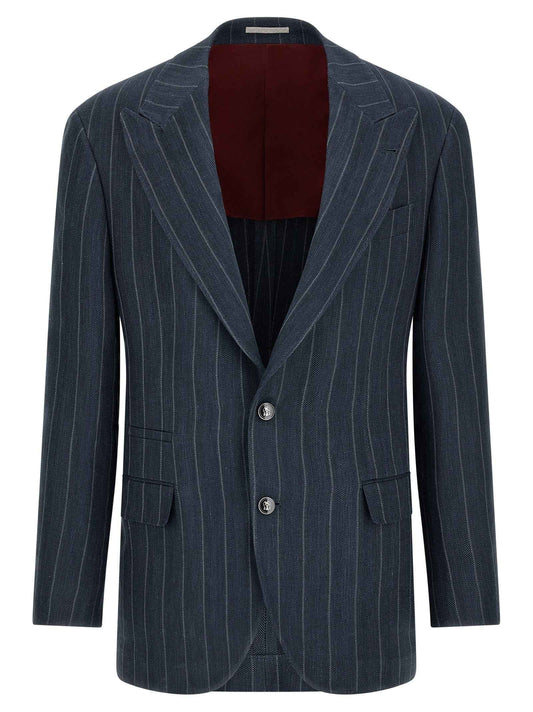 Blue Hemp Blazer