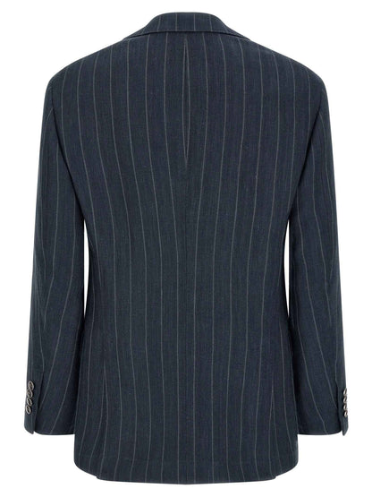 Blue Hemp Blazer
