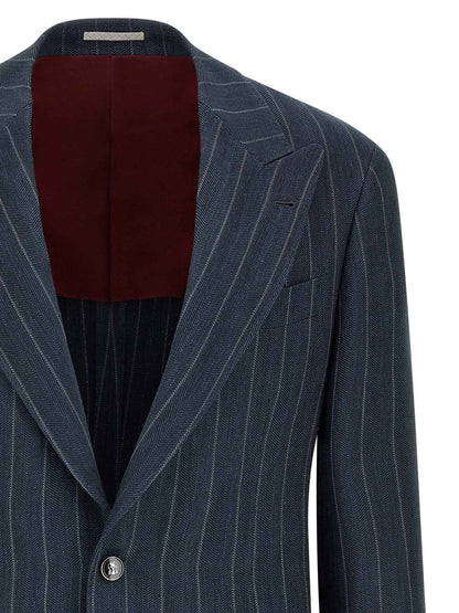 Blue Hemp Blazer