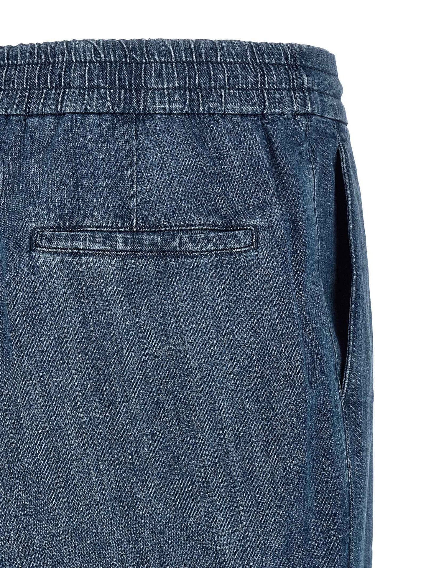 Blue Cotton Relaxed Fit Jeans