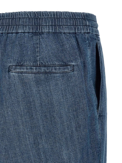 Blue Cotton Relaxed Fit Jeans