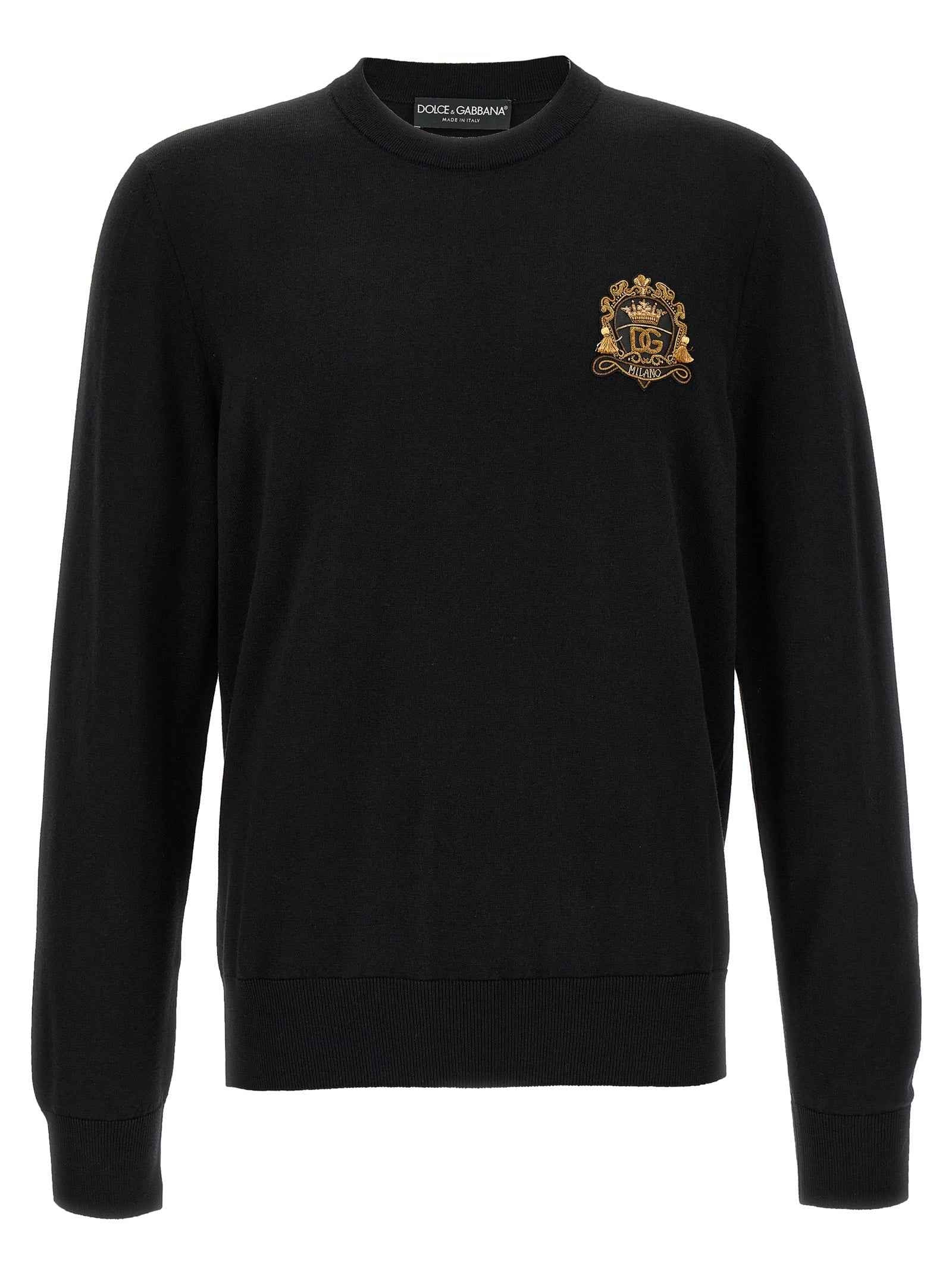 Black Virgin Wool Cardigan