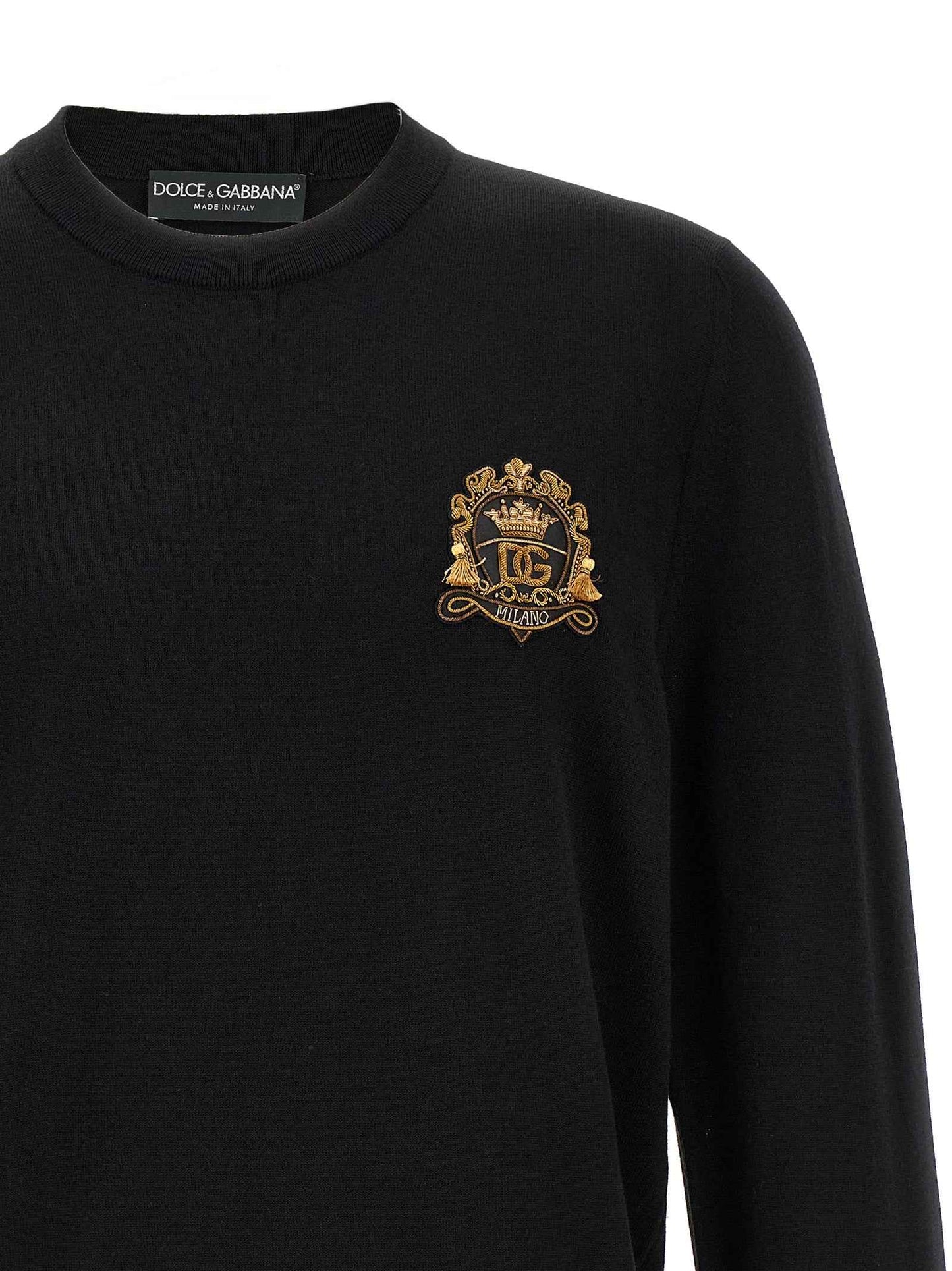 Black Virgin Wool Cardigan