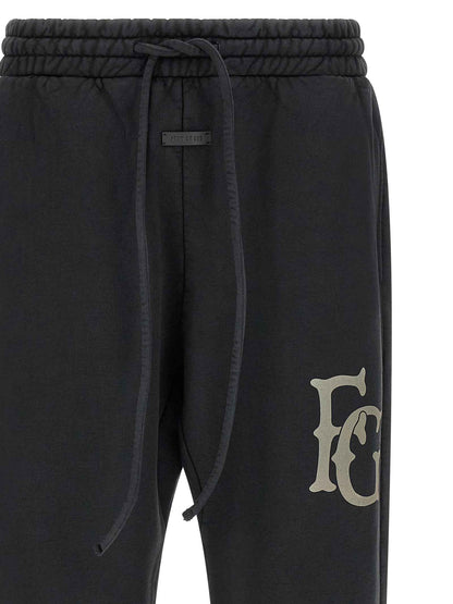 Black Cotton Joggers (Workout Pants)