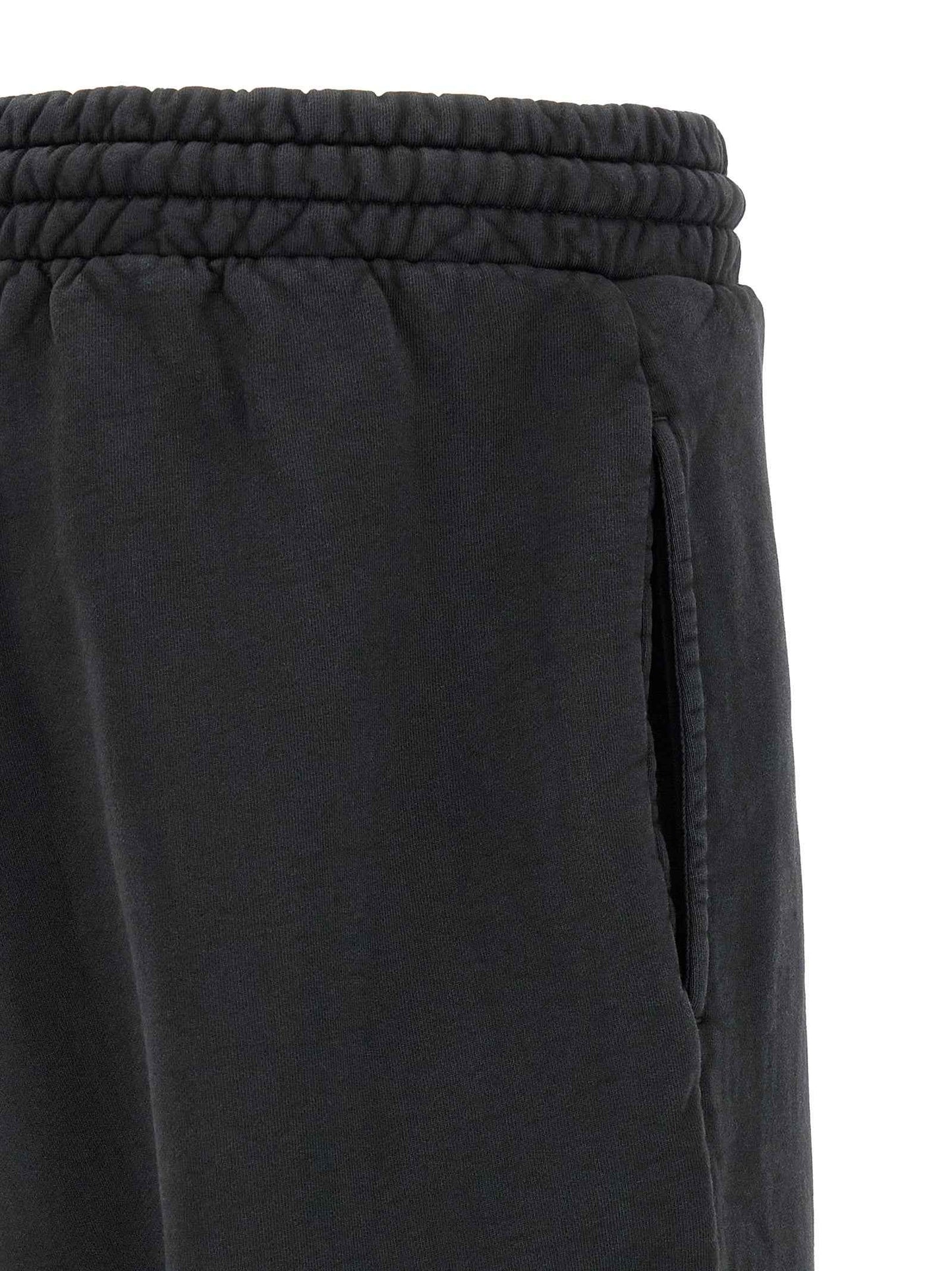 Black Cotton Joggers (Workout Pants)