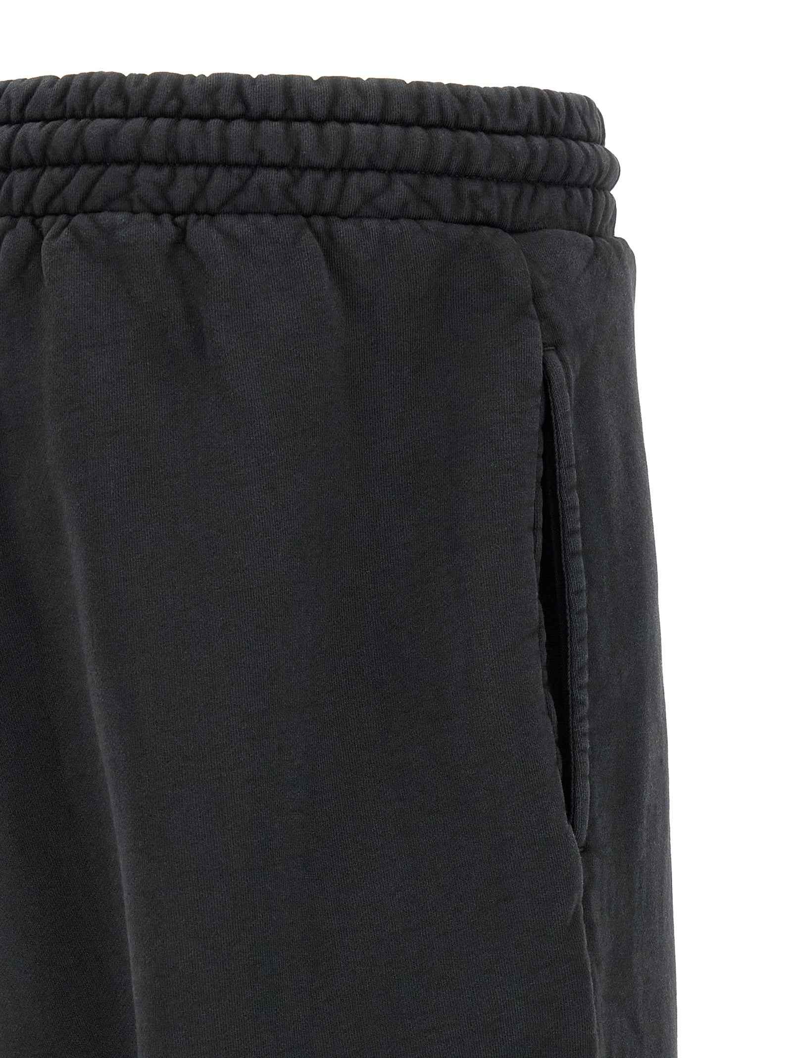Black Cotton Joggers (Workout Pants)