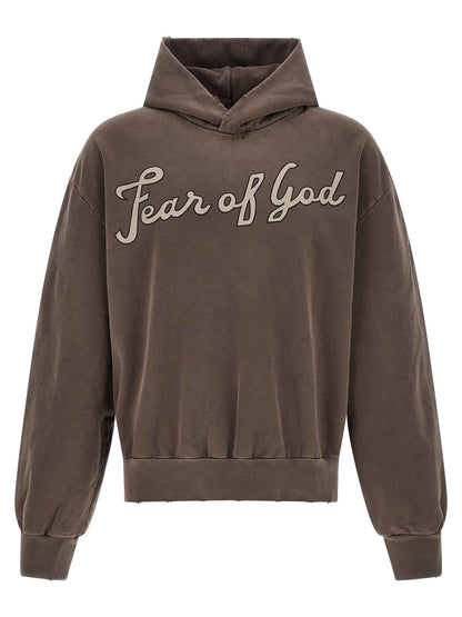 Brown Cotton Sweatshirt