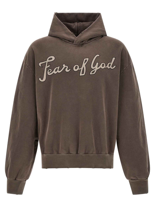 Brown Cotton Sweatshirt
