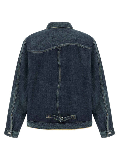 Blue Cotton Denim Jacket