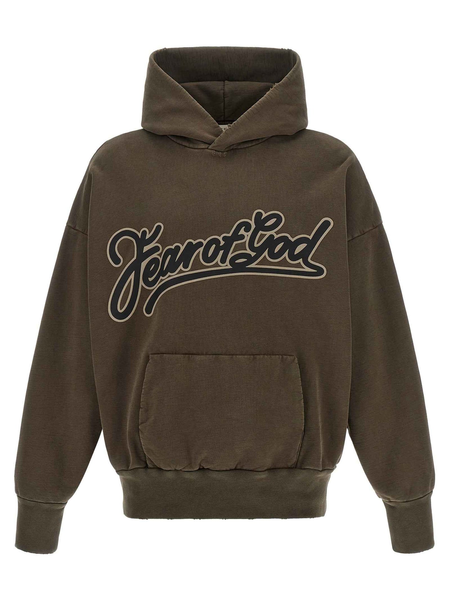 Brown Cotton Sweatshirt