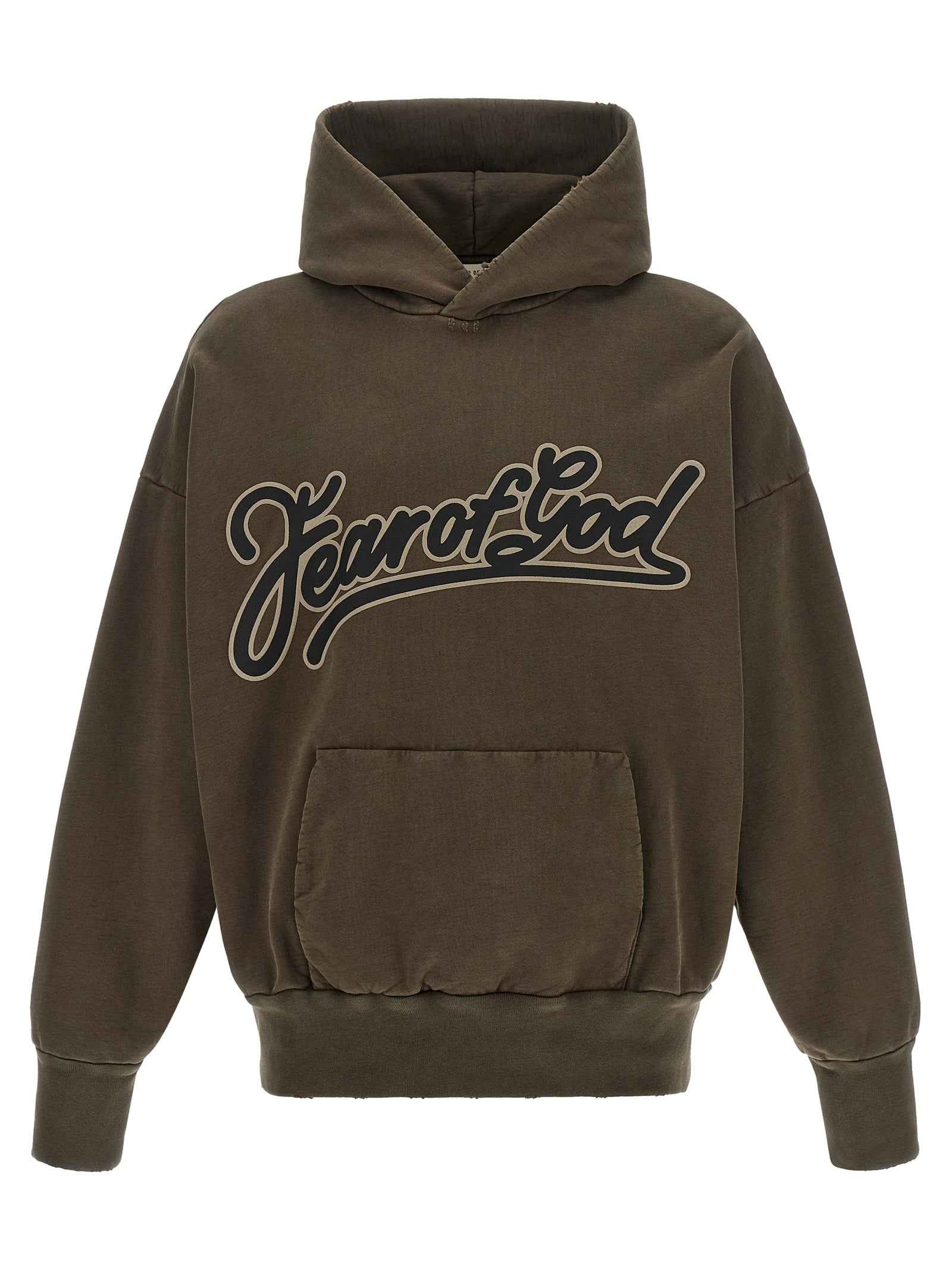 Brown Cotton Sweatshirt