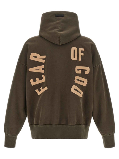 Brown Cotton Sweatshirt