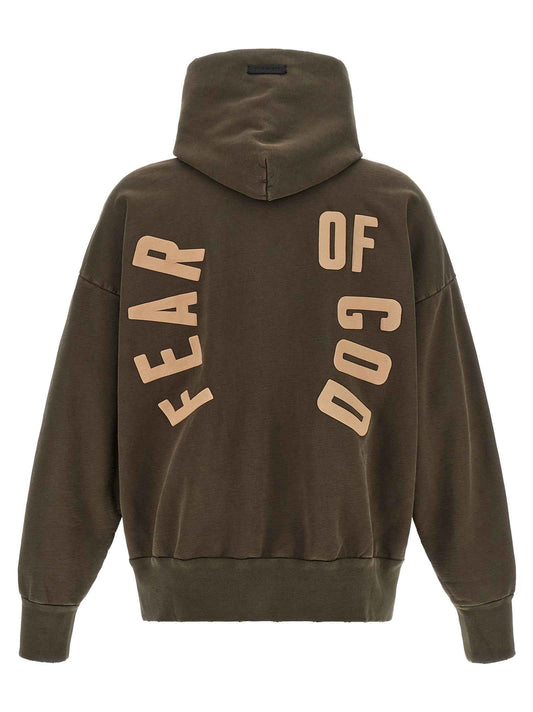 Brown Cotton Sweatshirt