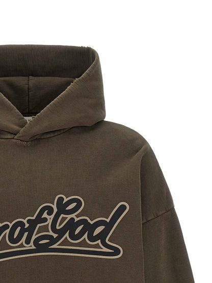 Brown Cotton Sweatshirt