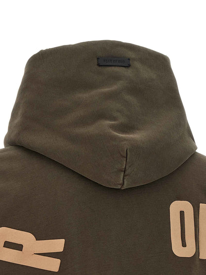 Brown Cotton Sweatshirt