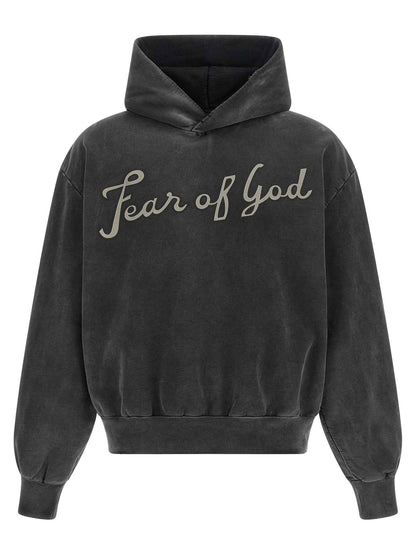 Black Cotton Sweatshirt