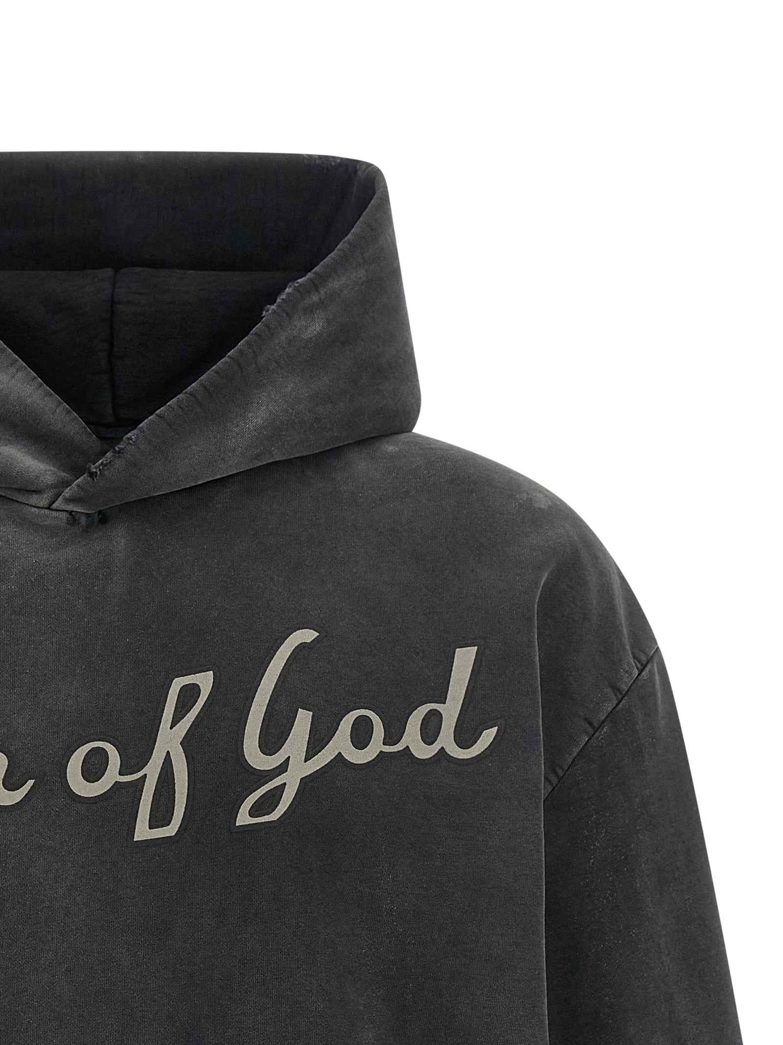 Black Cotton Sweatshirt