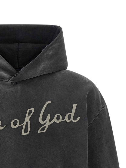Black Cotton Sweatshirt