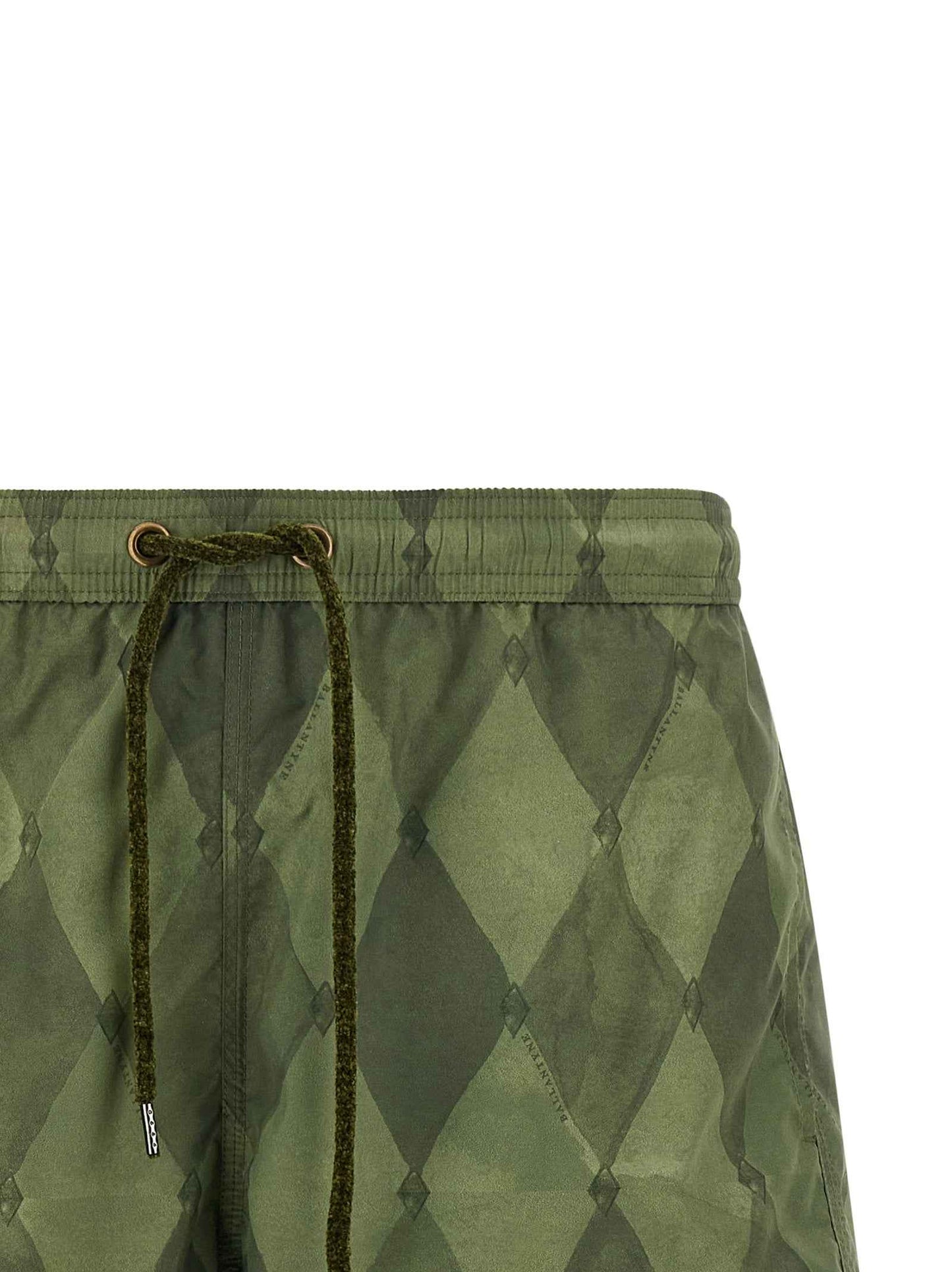 Bicolor Polyester Swim Shorts