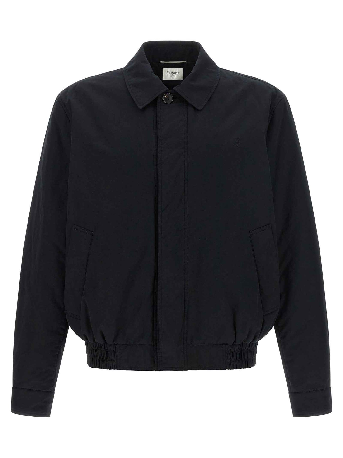 Black Cotton Shell Jacket