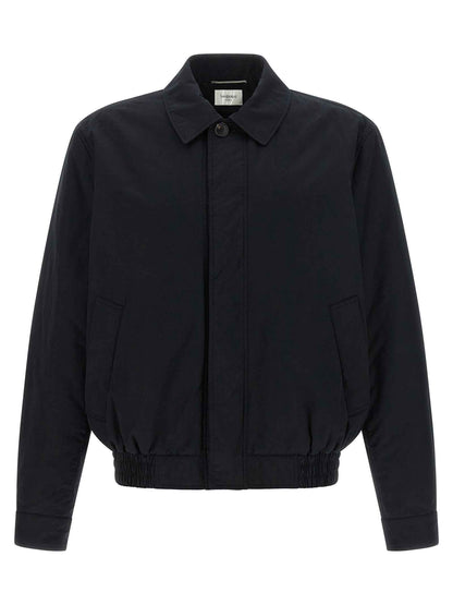Black Cotton Shell Jacket
