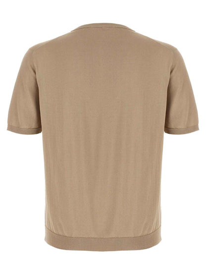 Beige Cotton Cardigan