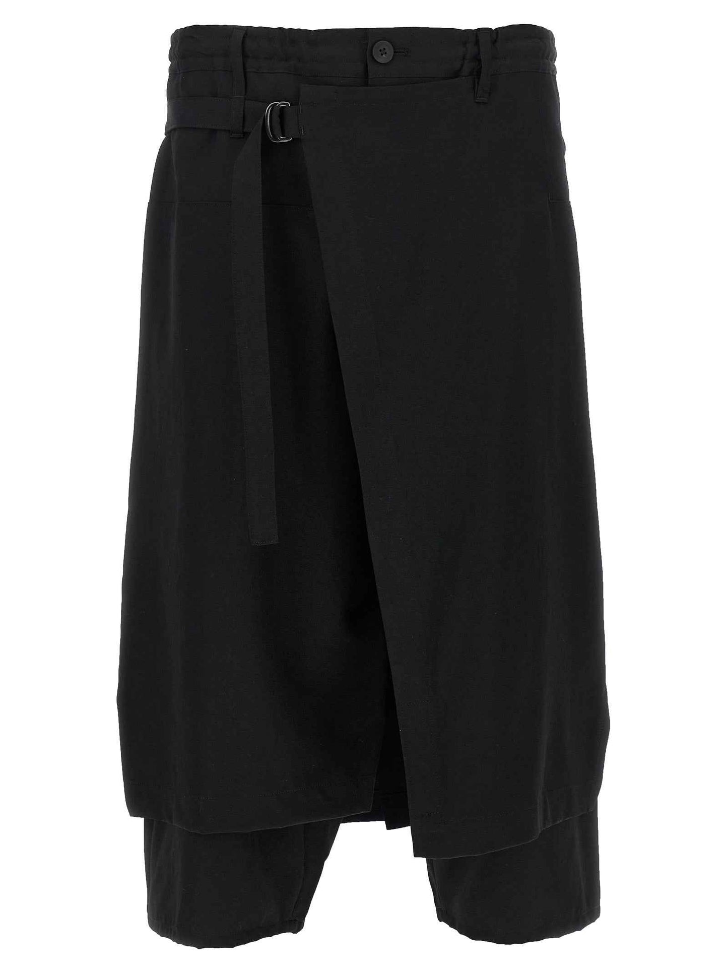 Black Wool Knee Length