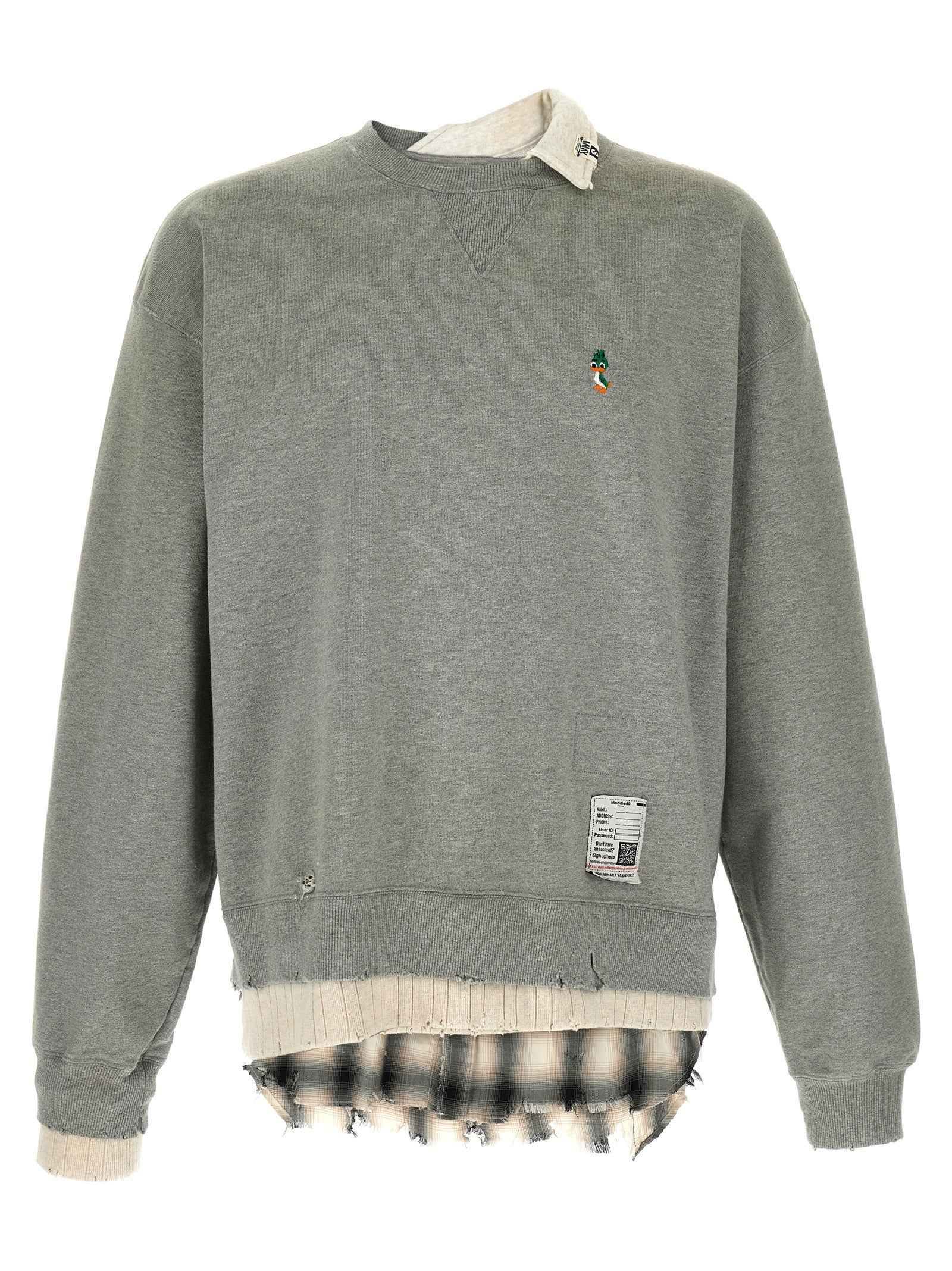 Gray Cotton Sweatshirt