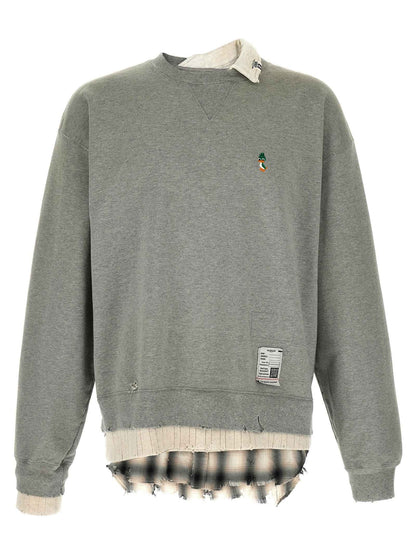 Gray Cotton Sweatshirt