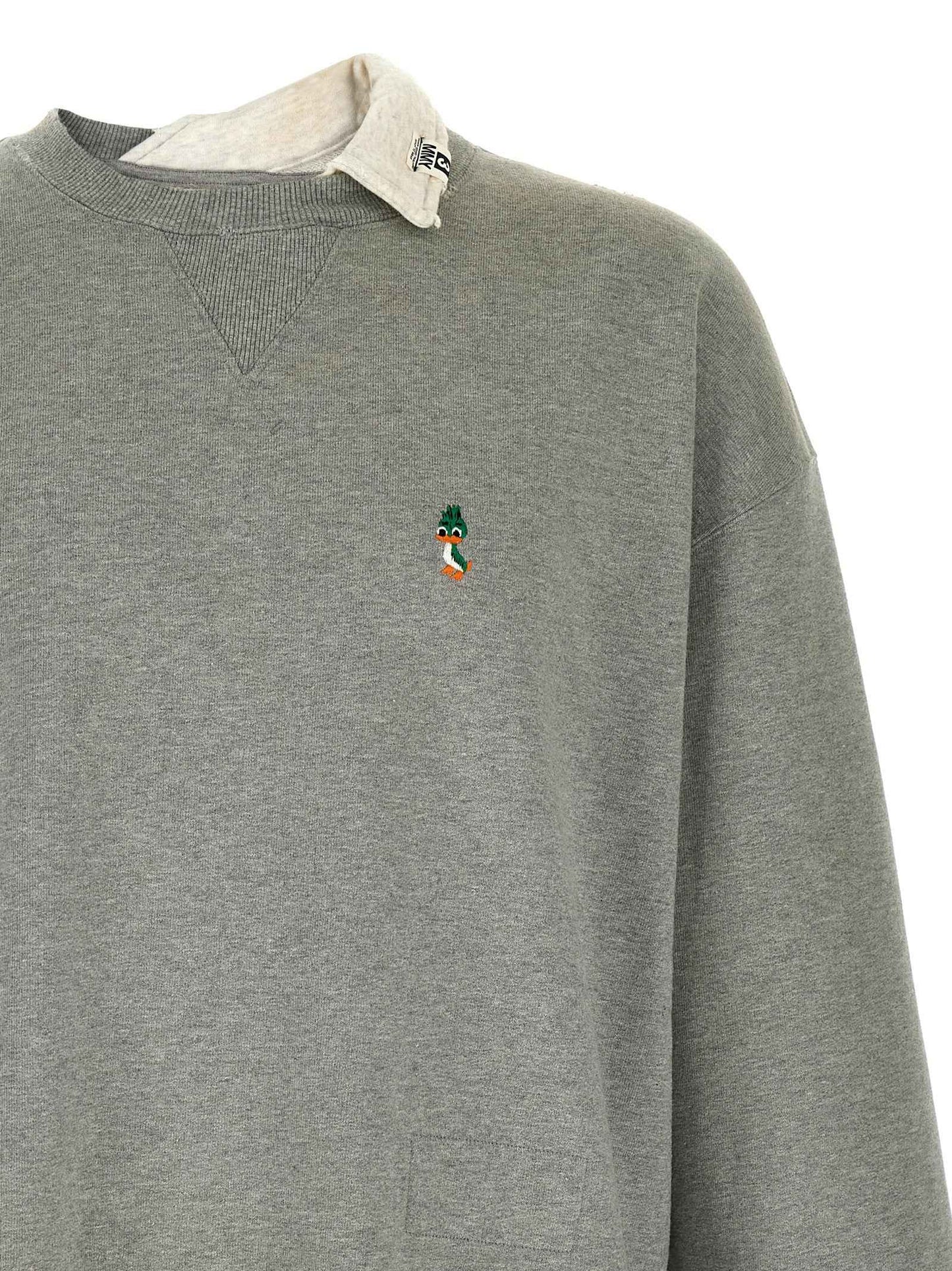 Gray Cotton Sweatshirt