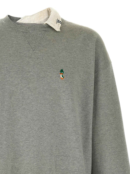 Gray Cotton Sweatshirt