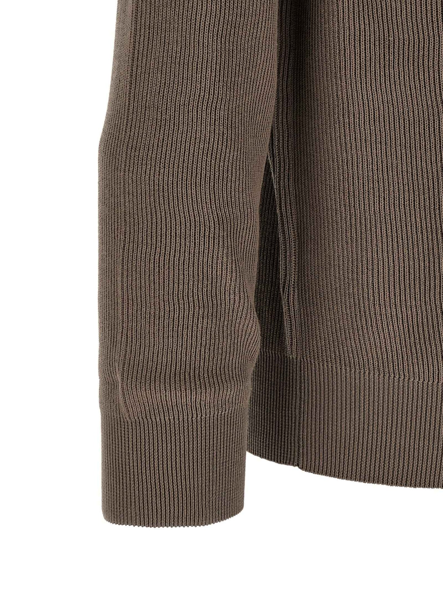 Brown Cotton Polo Shirt