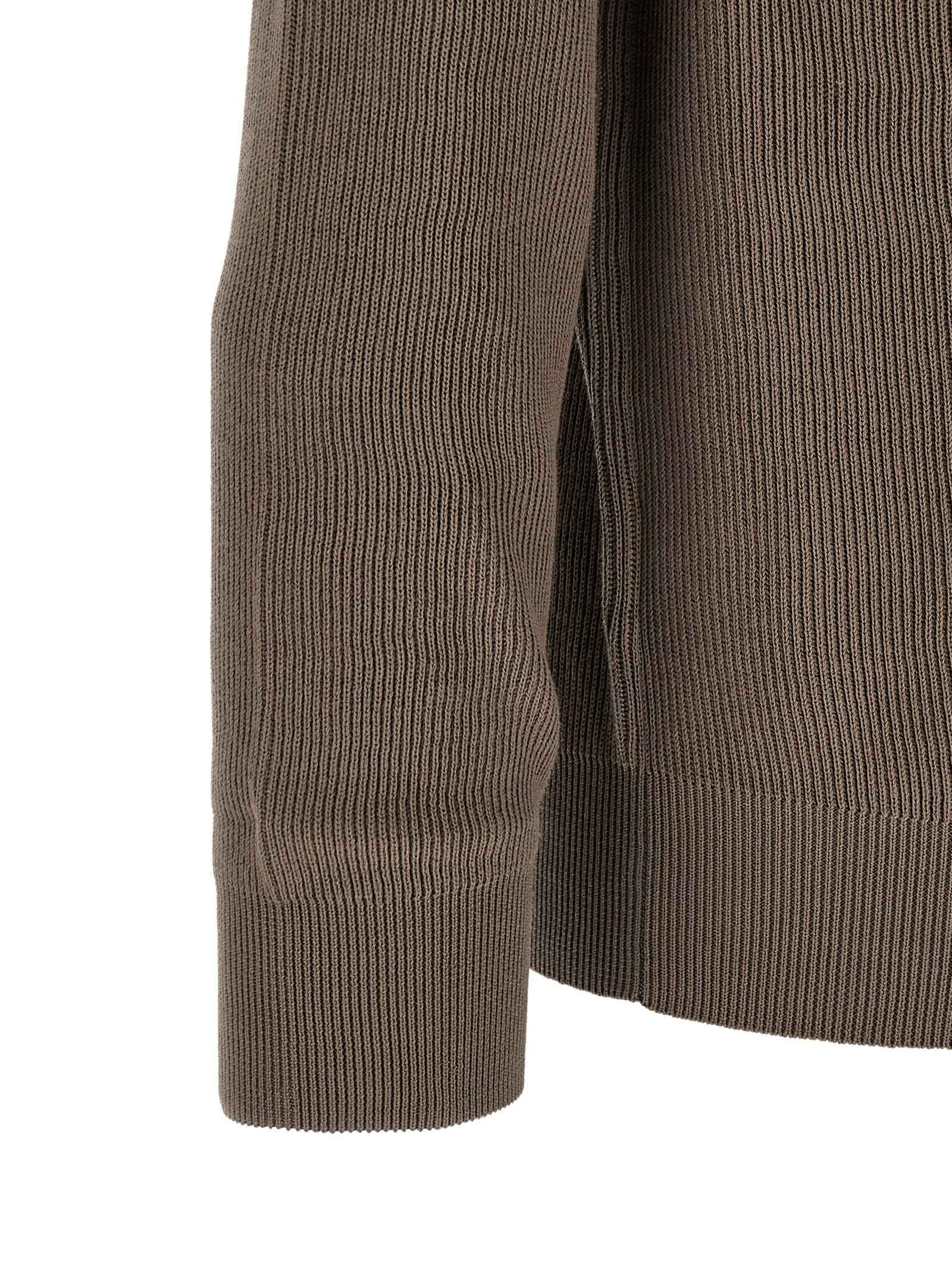 Brown Cotton Polo Shirt