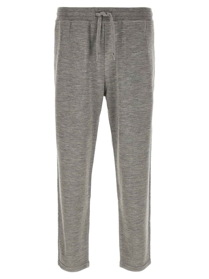 Gray Cashmere Joggers (Workout Pants)
