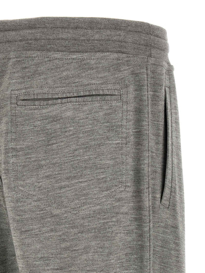 Gray Cashmere Joggers (Workout Pants)